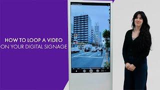How to Loop Videos on Digital Signage | Product Demo | Displays2go®