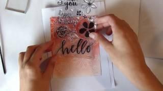 Card Making with stamps!