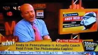 Coach Andy Reid, Google's CEO, & Donald Trump call Cramer