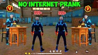 No Internet Prank  Lone Wolf | New Booyah Pass Bundle 999+ Prank  Garena Free Fire  Y GAMING 