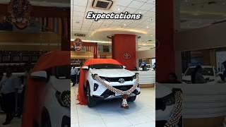 Fortuner expectations vs reality|watch till end#fortuner #trending #viralvideo #shorts