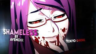 Kaneki & Rize: A Beautiful Nightmare 🩸 | Tokyo Ghoul Vibe Edit/AMV (Shameless - Avenoir) 4K