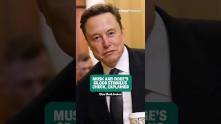 Musk and DOGE’s $5,000 stimulus check, explained #shorts