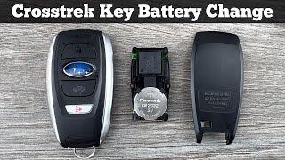 2016 - 2024 Subaru Crosstrek Key Fob Battery Replacement - How To Change Replace Remote Batteries