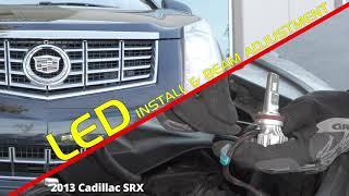 Install |  Remove 2010-2016 Cadillac SRX Headlights Bulbs Replacement