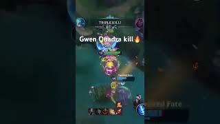 Quadra Kill with Gwen in Wild Rift! ️ #shorts  #wildrift #gwen