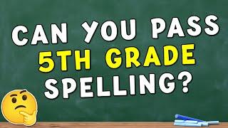 5th Grade Spelling Bee  English Spelling Quiz Challenge 