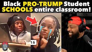 Black Pro-Trump Student SCHOOLS Entire Liberal Classroom!