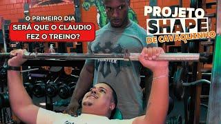 PRIMEIRO DIA DE TREINO! AGORA VAI ?!  | PROJETO SHAPE DE CAVAQUINHO