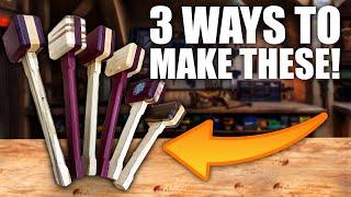 3 Ways To Make BEAUTIFUL Wooden Mallets | EASY DIY