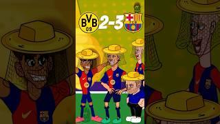 Barcelona vs Borussia Dortmund 3-2 HIGHLIGHTS Blaugrana Buzz Past the Bees  #barcelona