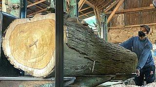 Incredible Teak Wood Cutting Skill - You won't Believe What He Does Next!