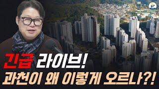 긴급) 지금 서울 강남권만 오르는 것이 아니야! 과천시 왜 이리 오르나!