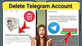 How To DELETE Telegram Account Permanently(2024)| Delete Telegram Account