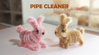 Cute Pipe Cleaner Bunny | Pipe Cleaner Animals | Pipe Cleaner Craft