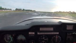 Elstree Landing - Cessna 152 G-ENTW Flight, HD Video (Binaural 3D sound, use headphones)