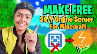 Best Free 24/7 Server Hosting For Minecraft | How to Make Free 24/7 Minecraft Server | ServerVerse