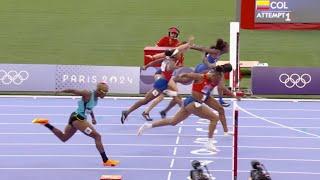 Masai Russell Debut Gold Medal on Women's 100m Hurdles, Samba-Mayela & Jasmine Camacho Olympic 2024