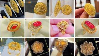 Top Gold Ring Designs /Most Beautiful Gold Ring Designs For women/Gold ring designs 2024