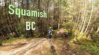 Riding Squamish lava flow area