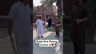 Rajab play cricket