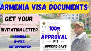 Armenia Tourist Visa For Indians | How To Apply | Full Process Explained | Invitation Letter