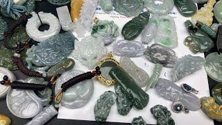 #翡翠#缅甸天然翡翠#jade#天然缅甸玉石a貨翡翠珠宝代购直播中,natural jade jewelry live, China,green jadeite