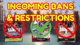 OPTCG Bans/Restrictions ARE CONFIRMED!! | One Piece TCG |