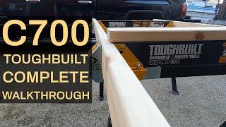 C700 TOUGHBUILT SAWHORSE / JOBSITE TABLE / HOW IT WORKS / WHAT IT DOES! A GREAT HOMESTEAD ADDITION.