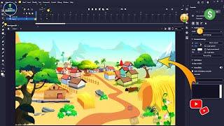 How To Modify Background In Adobe Animate | 2D Animation | Change Cartoon BG | @learn2danimation