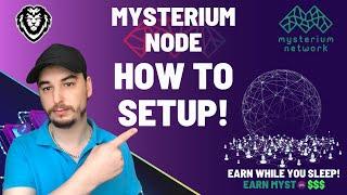 How To Setup a Mysterium Node - Passive Income 2025