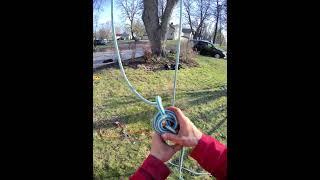 CLOVE HITCH #climb #knot #harness #safe #gear #proper #how #diy #half #loop #tie #letsgo #satisfying