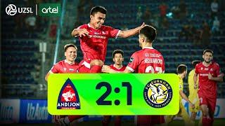 Superliga 11-tur. Andijon - Surxon bahsida kiritilgan gollar va xavfli vaziyatlar (Highlights)
