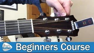 How to Tune A Guitar for Beginners (Guitar Basics - Lesson 4)