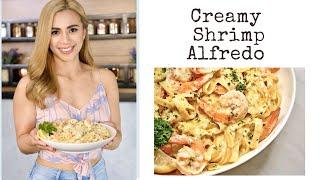 The Best Creamy Shrimp Alfredo || Chef Sheilla || seafood