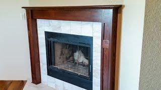 Building A Fireplace Surround and Mantel