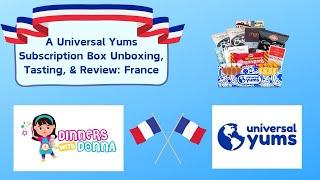 A Universal Yums Subscription Box Unboxing, Tasting, & Review: France