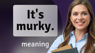 Understanding "It's Murky": A Guide for English Learners