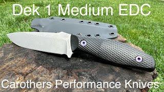 This Is The DEK 1 A High Performance EDC By Carothers Performance Knives  #edc #knives #custom