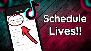 How to SCHEDULE Your TIKTOK LIVES! | New TikTok Feature