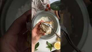 Stracciatella maison (2 ingrédients) en 1 min  #recettefacile #faitmaison #food #stracciatella