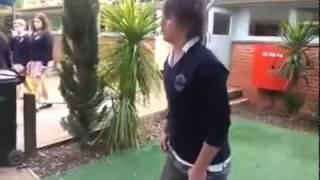 Boy Falls Trying To Impress Girl! EPIC FAIL!