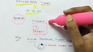 Ovarian tumors | Pathology | Handwritten notes