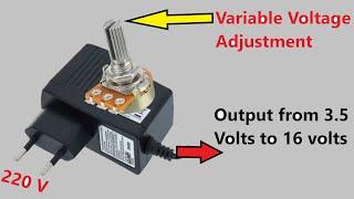 How To Convert 5 Volt Mobile Charger to 3 Volt 16 Volt Regulated Power Supply