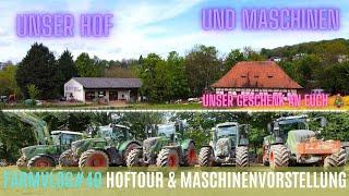 FarmVlog#40 Wir zeigen unseren Hof und Maschinen  Weihnachts Spezial‍