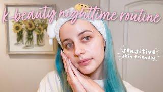 my 8-step k-beauty skincare nighttime routine  sensitive skin friendly