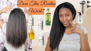 An Updated Post Relaxer Wash Day With Olaplex  | 1 Week Post Relaxer Hair Care Routine