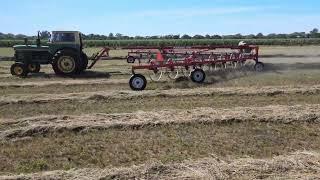 Henificación de Alfalfa, proceso. Alfalfa haying process.