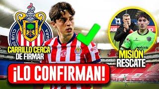 ÚLTIMA HORA CHIVAS! CONFIRMAN JORDAN CARRILLO CERCA DE SER REFUERZO DE CHIVAS