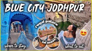 Blue City JODHPUR🩵Travel Guide! Palaces, Street Food & Heritage Rajasthan Vlog | ThatQuirkyMiss